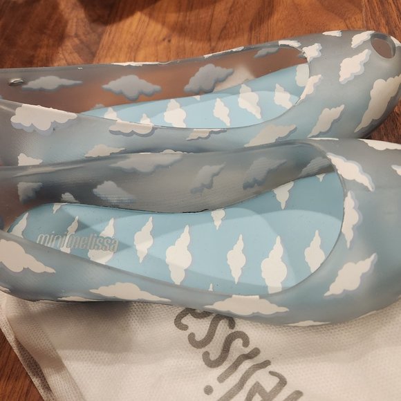 Super rare Mini Melissa cloud ballet flats size 1 brand new in box - Picture 5 of 8